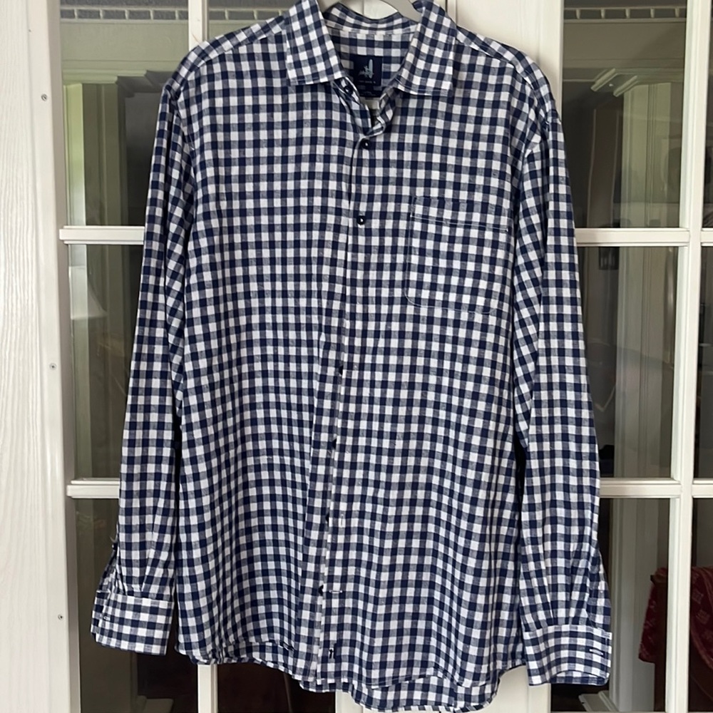 Johnnie-O Linen Blend Long Sleeve XL